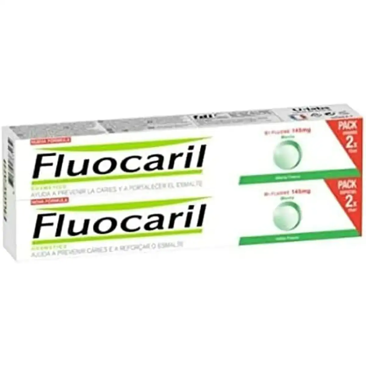 Dentifrice fluocaril bi fluore 2 x 75 ml_5595. DIAYTAR COTE D'IVOIRE - L'Art de Vivre l'Élégance Accessible. Parcourez notre gamme variée et choisissez des produits qui ajoutent une touche de sophistication à votre style.
