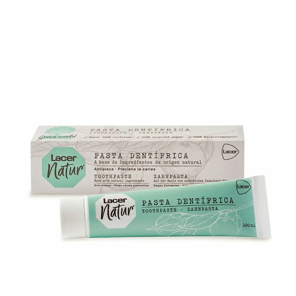Dentifrice lacer natur 100 ml_8028. DIAYTAR COTE D'IVOIRE - Où Choisir est un Plaisir Responsable. Explorez notre boutique en ligne et adoptez des produits qui reflètent notre engagement envers la durabilité.