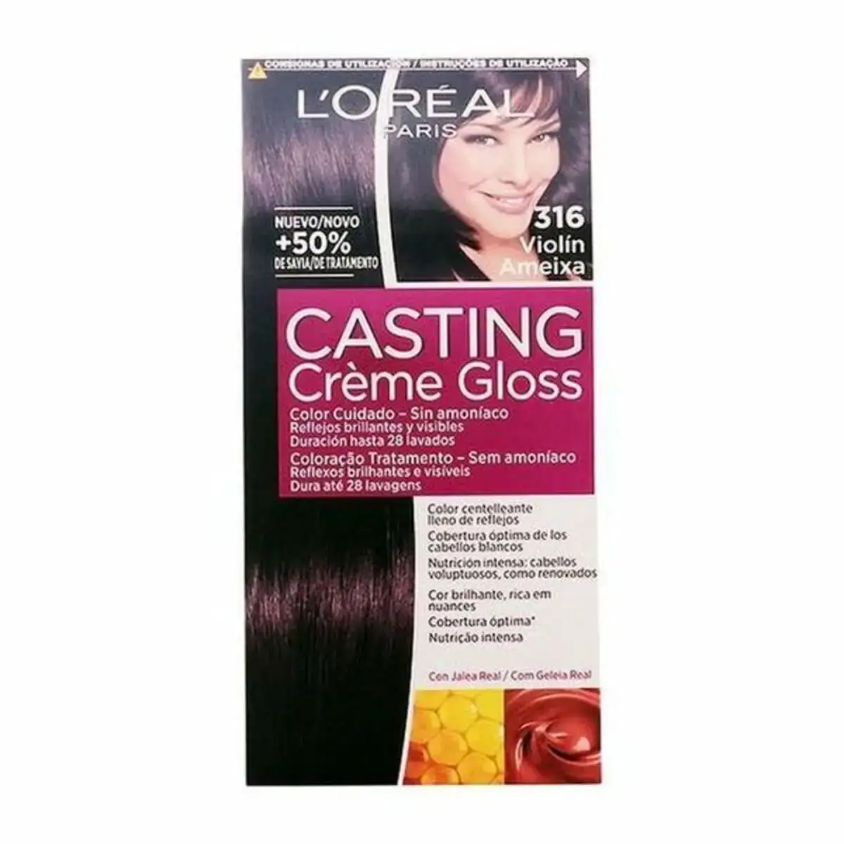 Dye no ammonia casting creme gloss l oreal make up intense violet_1727. DIAYTAR COTE D'IVOIRE - Votre Destination Shopping Authentique. Explorez notre boutique en ligne et découvrez des trésors qui reflètent l'âme du Côte d'Ivoire, pour une expérience shopping unique.