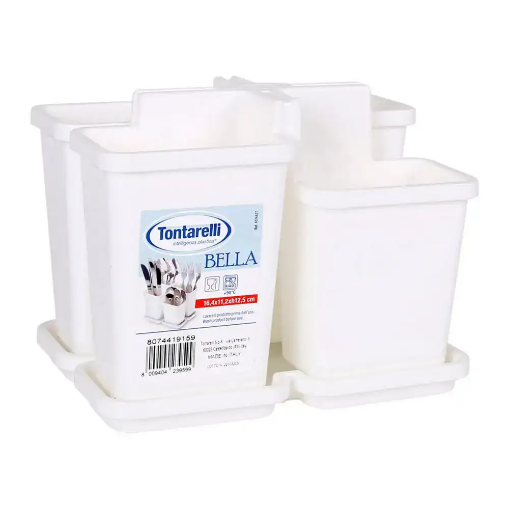 E gouttoir a couverts tontarelli plastique blanc 16 6 x 11 6 x 12 53 cm_2263. DIAYTAR COTE D'IVOIRE - Là où Chaque Produit Est une Trouvaille. Explorez notre sélection minutieuse et découvrez des articles qui correspondent à votre style de vie et à vos aspirations.
