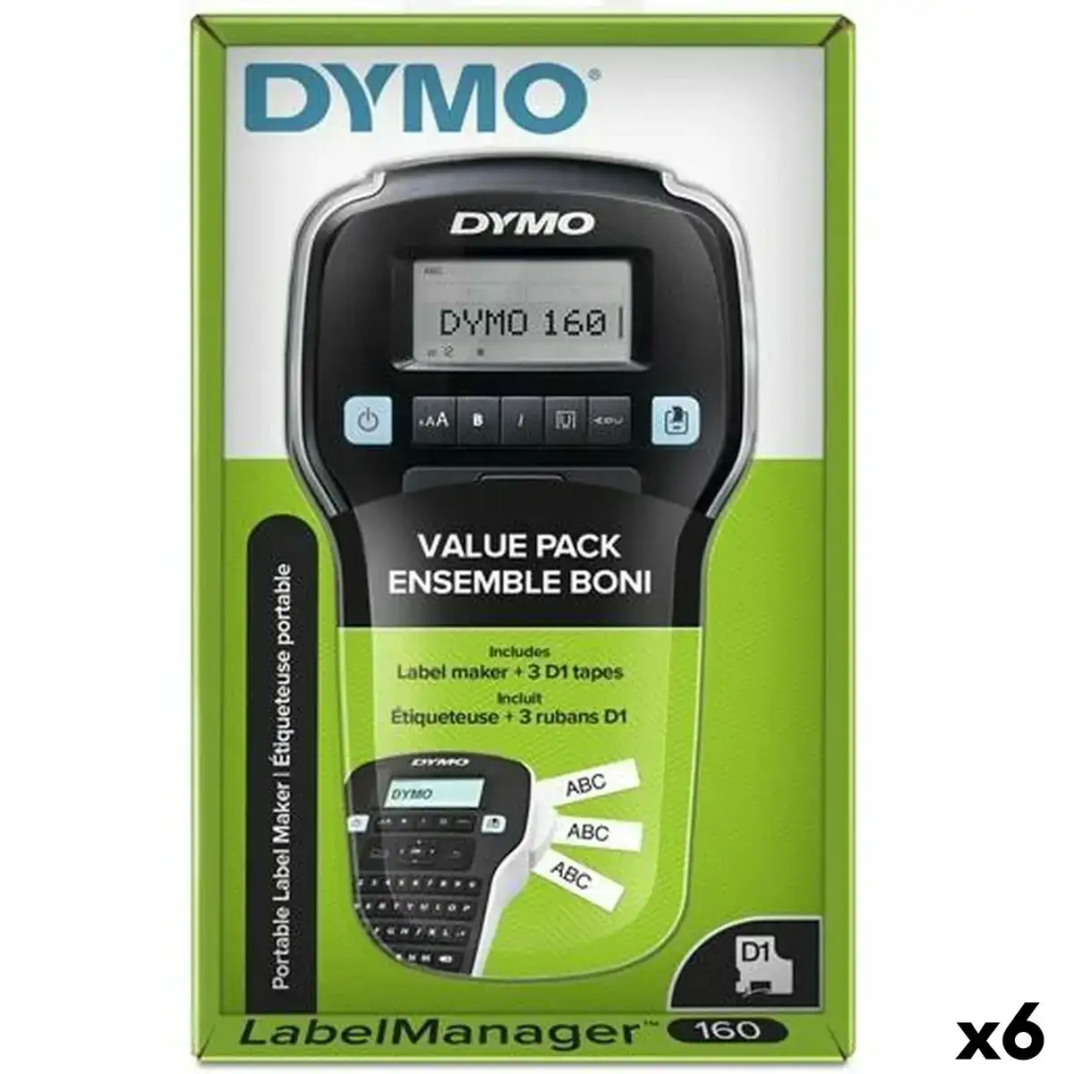 E tiqueteuse e lectrique dymo lm160 noir 1 2 mm 6 unite s_6938. DIAYTAR COTE D'IVOIRE - Là où Choisir est un Acte d'Amour pour le Côte d'Ivoire. Explorez notre gamme et choisissez des produits qui célèbrent la culture et l'artisanat du pays.