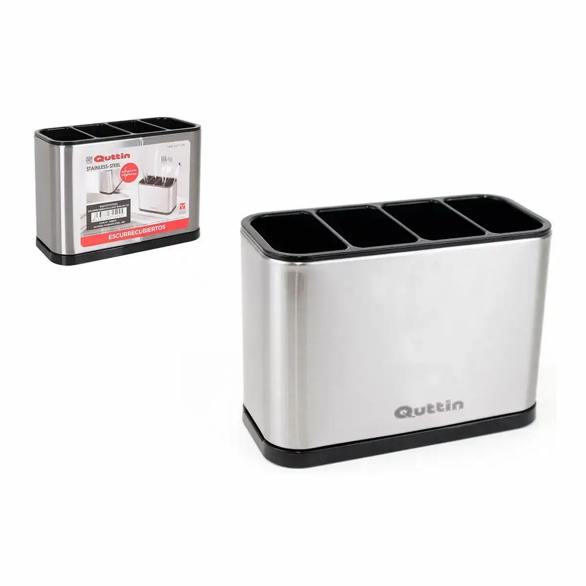 Egouttoir a couverts quttin inox 18 x 8 4 x 13 cm_5566. DIAYTAR COTE D'IVOIRE - Où Choisir est un Plaisir Responsable. Parcourez notre catalogue et choisissez des produits qui incarnent notre engagement envers des pratiques durables et éthiques.