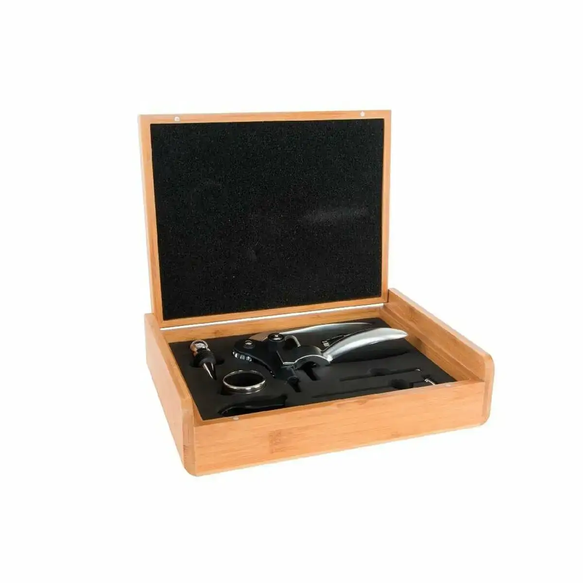 Ensemble d accessoires pour le vin dkd home decor 8424001852505 acier inoxydable marron clair 29 x 22 x 7 cm_2354. DIAYTAR COTE D'IVOIRE - L'Art de Vivre l'Élégance Accessible. Parcourez notre gamme variée et choisissez des produits qui ajoutent une touche de sophistication à votre style.