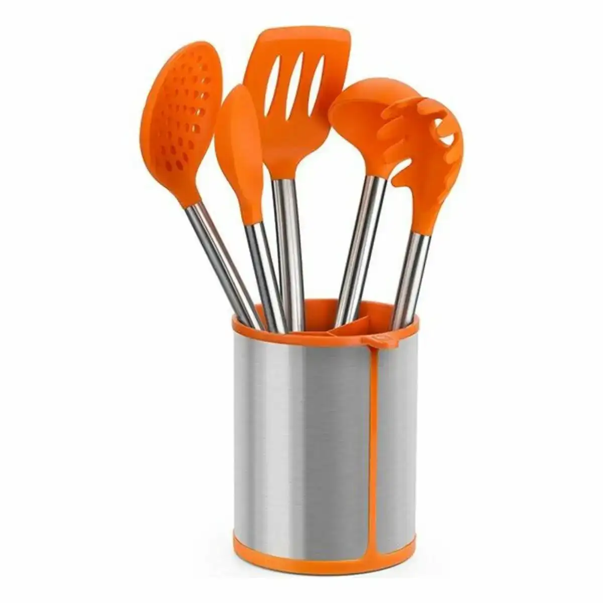 Ensemble d ustensiles de cuisine bra a195011 orange 6 pcs_4369. DIAYTAR COTE D'IVOIRE - Là où les Possibilités sont Infinies. Parcourez nos catégories et laissez-vous séduire par des produits qui enrichiront votre quotidien, du pratique à l'esthétique.