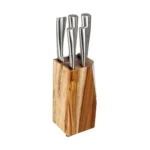 Ensemble de couteaux avec base en bois 5five_3558. Entrez dans l'Univers de DIAYTAR COTE D'IVOIRE - Où l'Élégance Rencontre la Tradition. Explorez notre gamme variée et trouvez des articles qui ajoutent une touche de sophistication à votre vie.