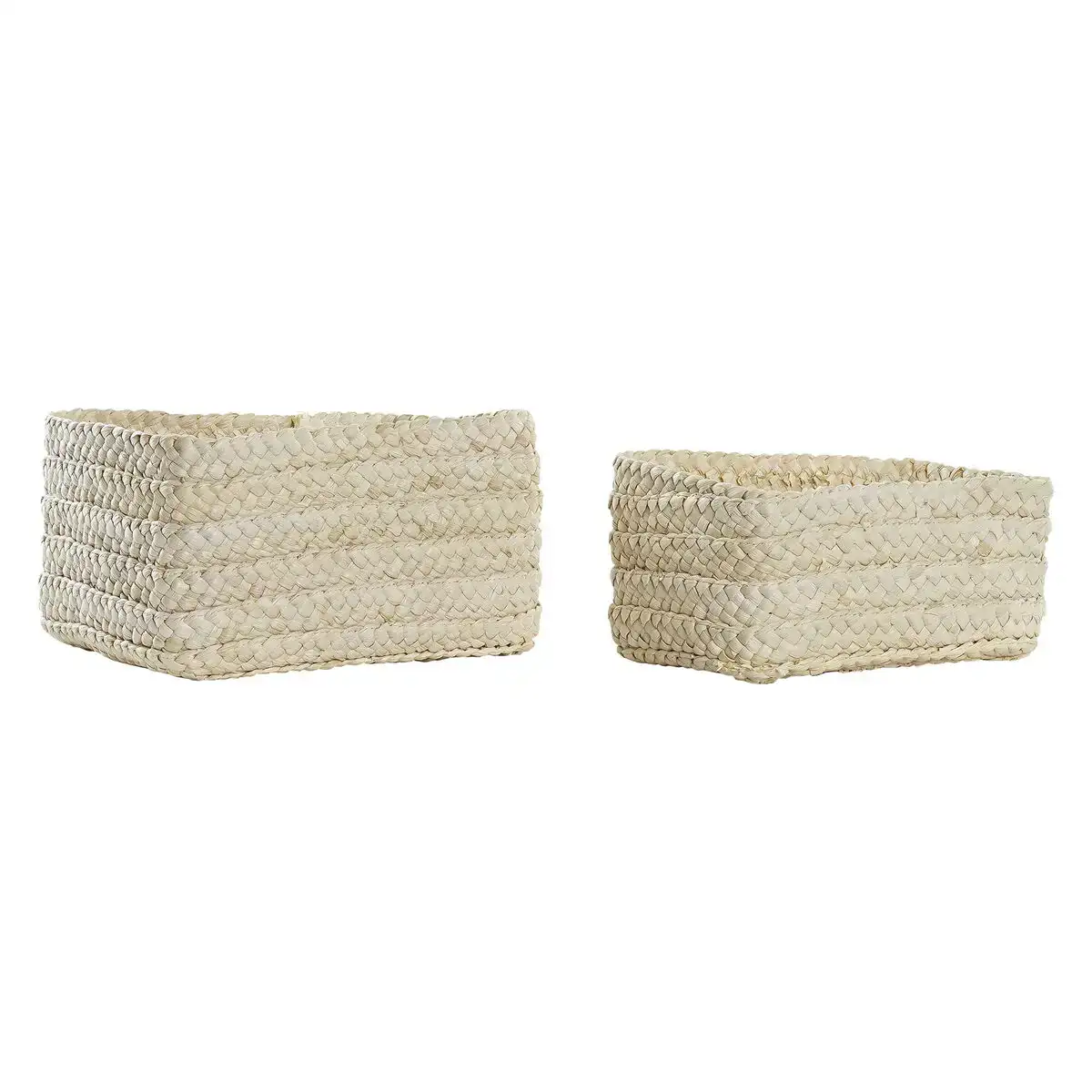 Ensemble de paniers dkd home decor 28 x 21 x 15 cm fibre naturelle_3462. Entrez dans l'Univers de DIAYTAR COTE D'IVOIRE - Où la Tradition S'unit à la Modernité. Explorez notre sélection pour trouver des produits qui allient héritage et innovation.