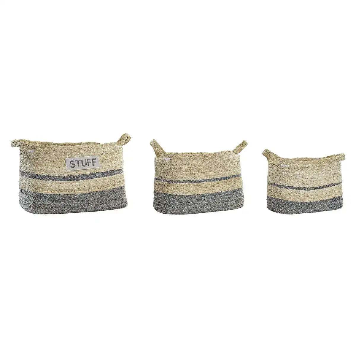 Ensemble de paniers dkd home decor 30 x 20 x 20 cm fibre naturelle boho_3123. DIAYTAR COTE D'IVOIRE - Votre Plaisir Shopping à Portée de Clic. Explorez notre boutique en ligne et trouvez des produits qui ajoutent une touche de bonheur à votre vie quotidienne.