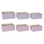 Ensemble de paniers dkd home decor 40 5 x 27 5 x 18 cm polyester 2 unite s_3668. DIAYTAR COTE D'IVOIRE - Là où Chaque Produit a son Propre Éclat. Explorez notre boutique en ligne et trouvez des articles qui ajoutent de la brillance à votre quotidien.