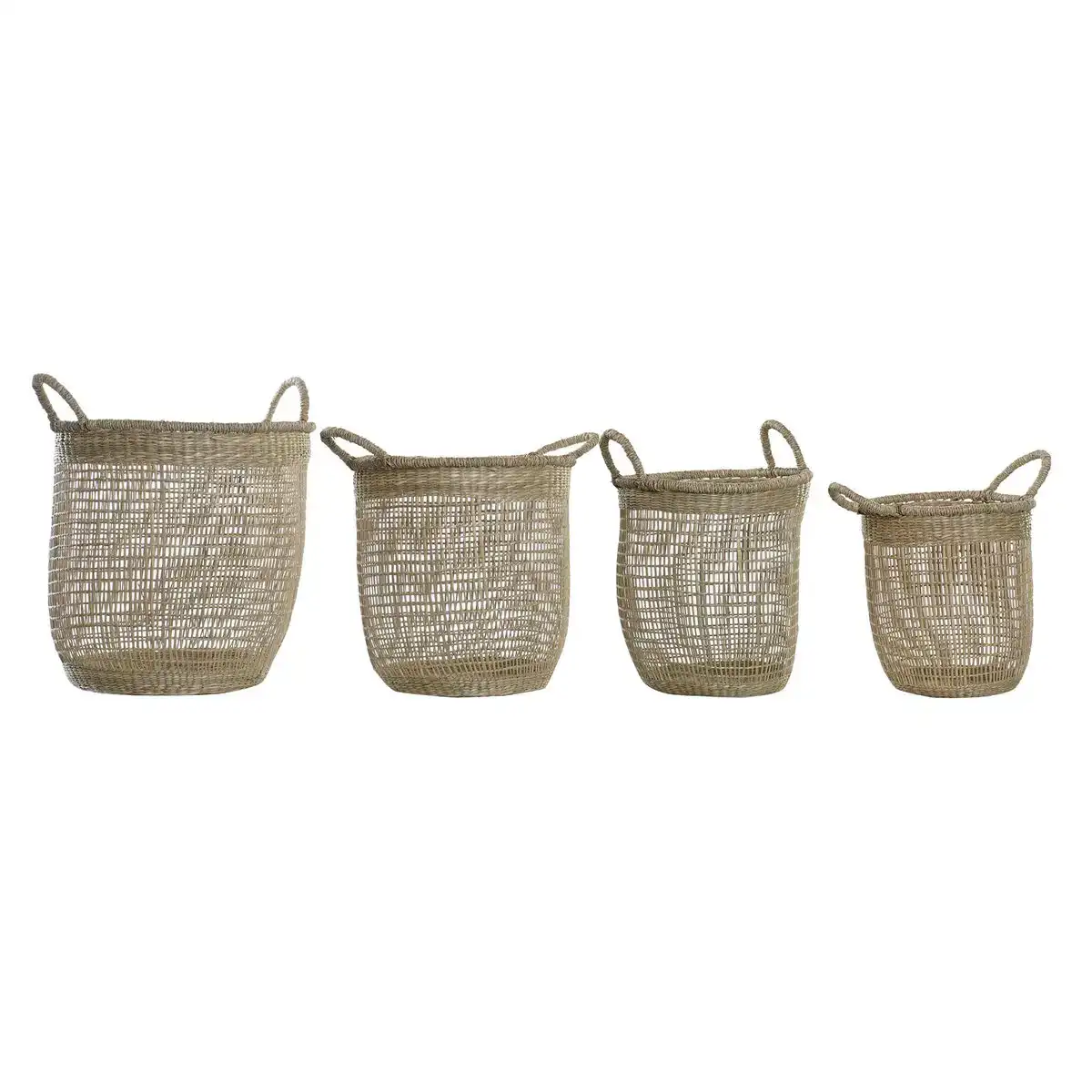 Ensemble de paniers dkd home decor 40 x 40 x 40 cm_2806. DIAYTAR COTE D'IVOIRE - Là où Chaque Produit Est une Trouvaille. Parcourez notre catalogue diversifié et découvrez des articles qui enrichiront votre quotidien, du pratique à l'insolite.