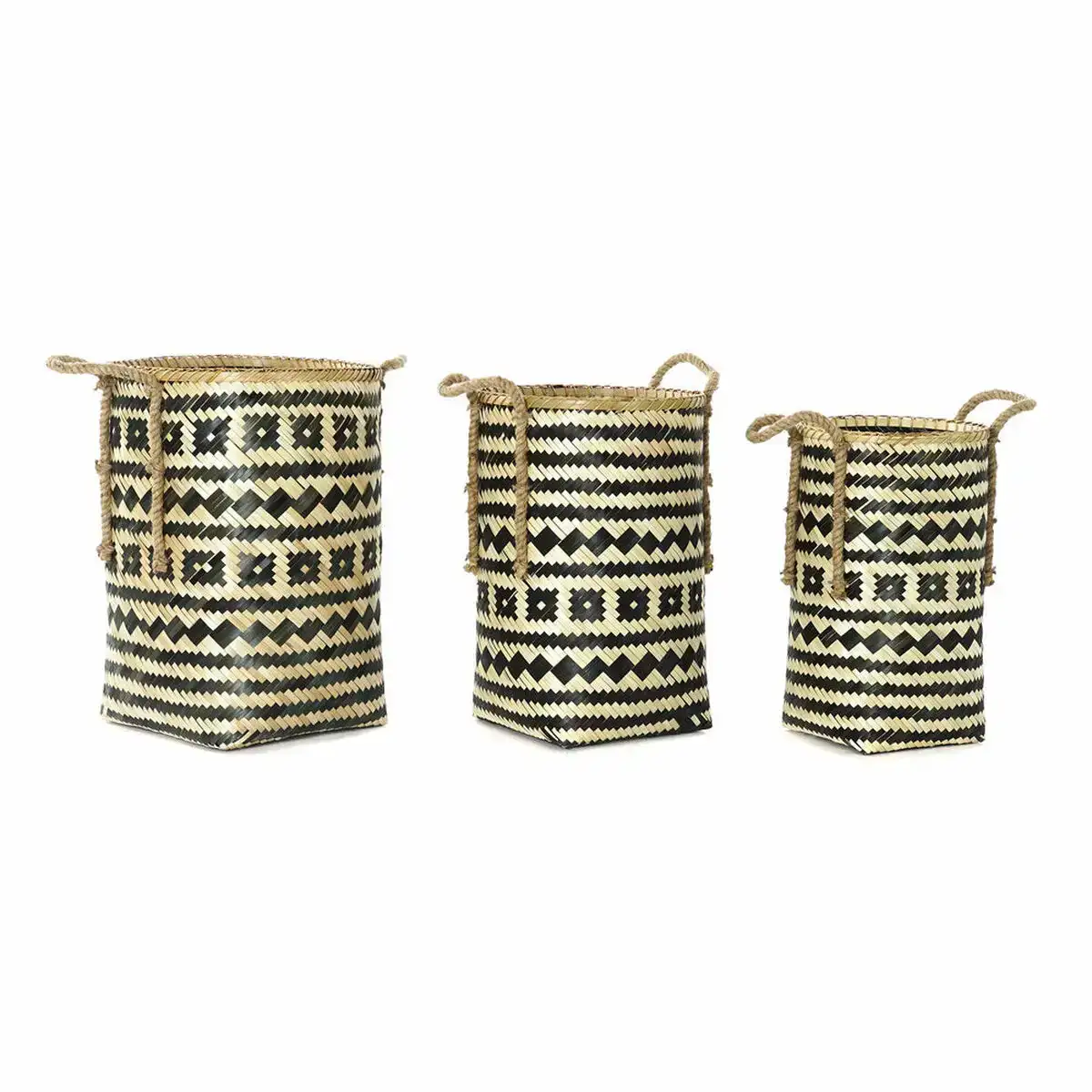 Ensemble de paniers dkd home decor bamboo rope bali 3 pcs_3316. DIAYTAR COTE D'IVOIRE - L'Art de Vivre le Shopping Éthique. Parcourez notre gamme et choisissez des produits qui reflètent notre engagement envers des pratiques durables.