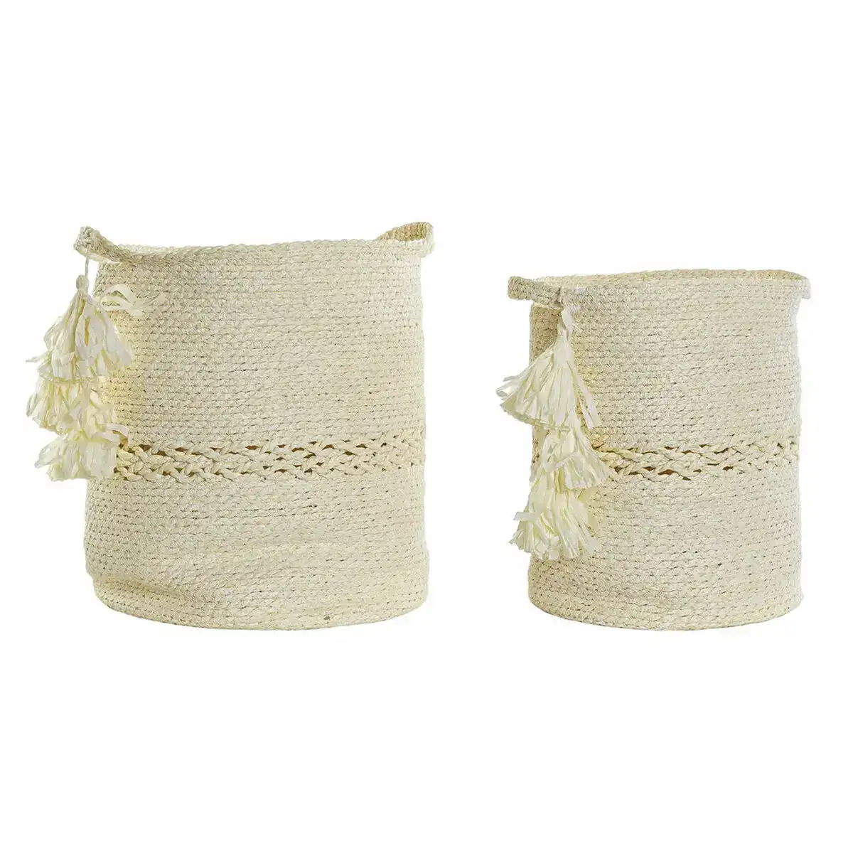 Ensemble de paniers dkd home decor beige fibre naturelle 34 x 34 x 37 cm_9963. Entrez dans DIAYTAR COTE D'IVOIRE - Où Chaque Détail Compte. Explorez notre boutique en ligne pour trouver des produits de haute qualité, soigneusement choisis pour répondre à vos besoins et vos désirs.
