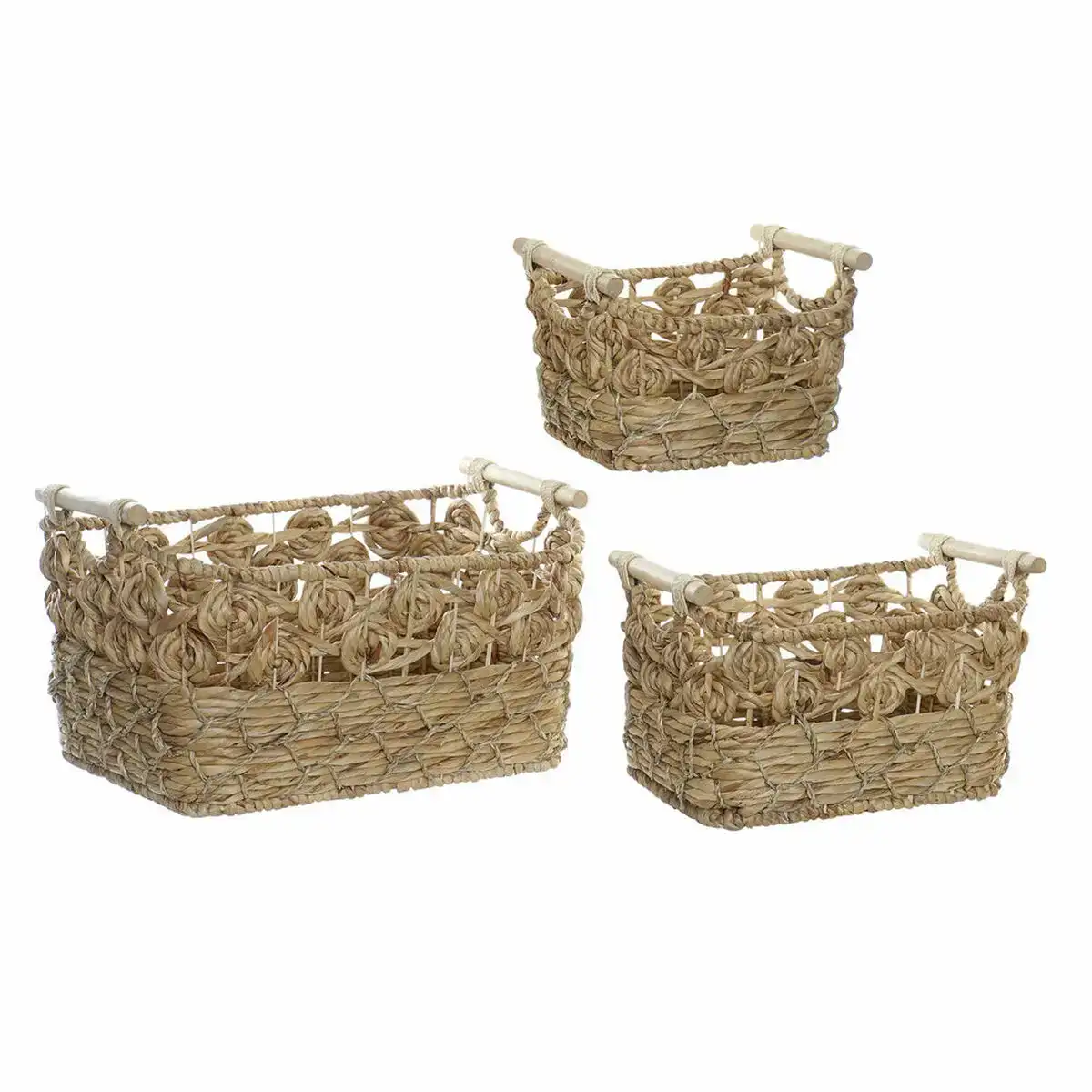 Ensemble de paniers dkd home decor fibre boho seagrass 3 pcs_3644. DIAYTAR COTE D'IVOIRE - Votre Passage vers l'Exceptionnel. Naviguez à travers notre sélection minutieuse et découvrez des articles qui apportent une touche spéciale à chaque instant de votre vie.