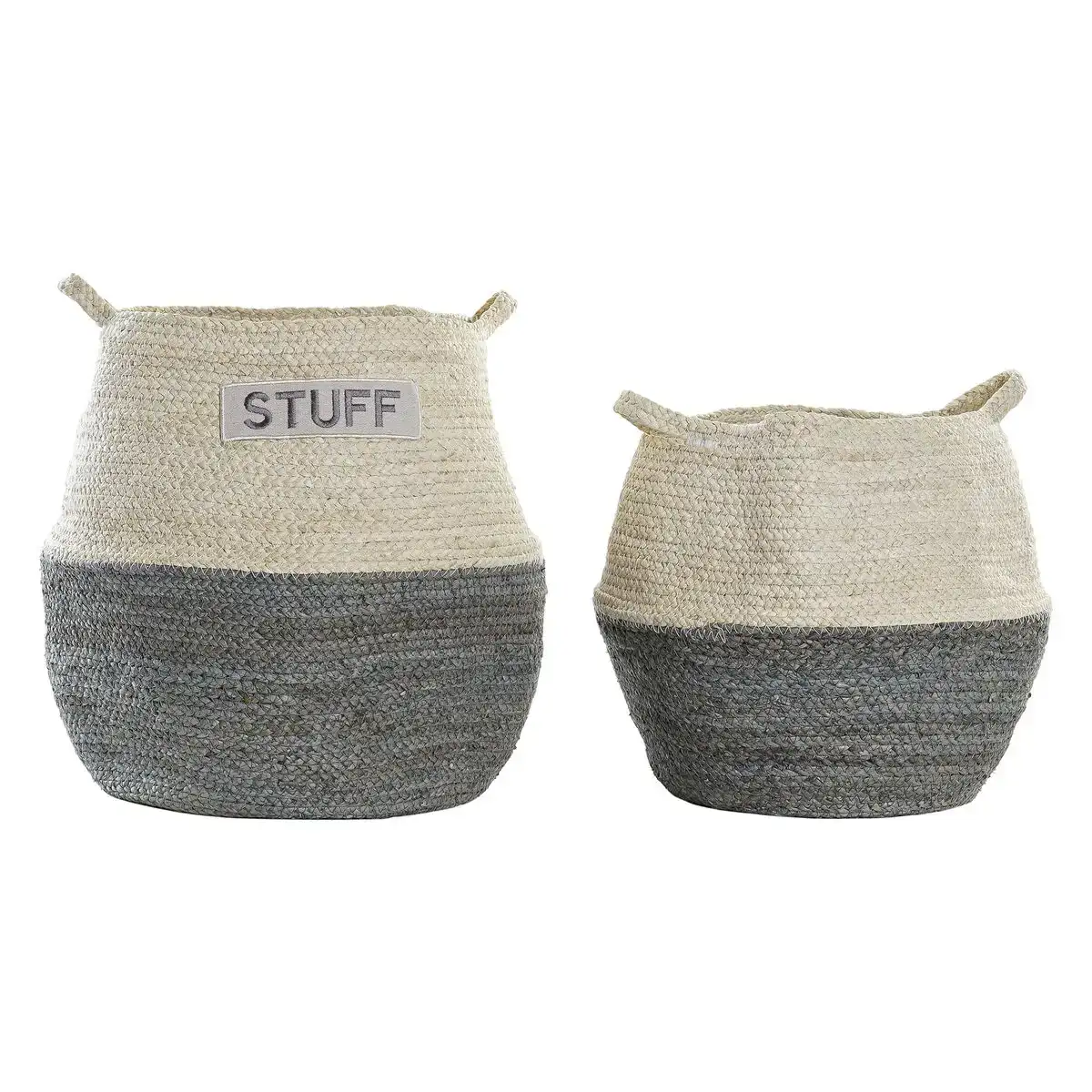Ensemble de paniers dkd home decor fibre naturelle 40 x 40 x 38 cm_2322. DIAYTAR COTE D'IVOIRE - Là où la Qualité est Non Négociable. Parcourez notre boutique en ligne pour découvrir des produits qui incarnent le raffinement et l'excellence du Côte d'Ivoire.