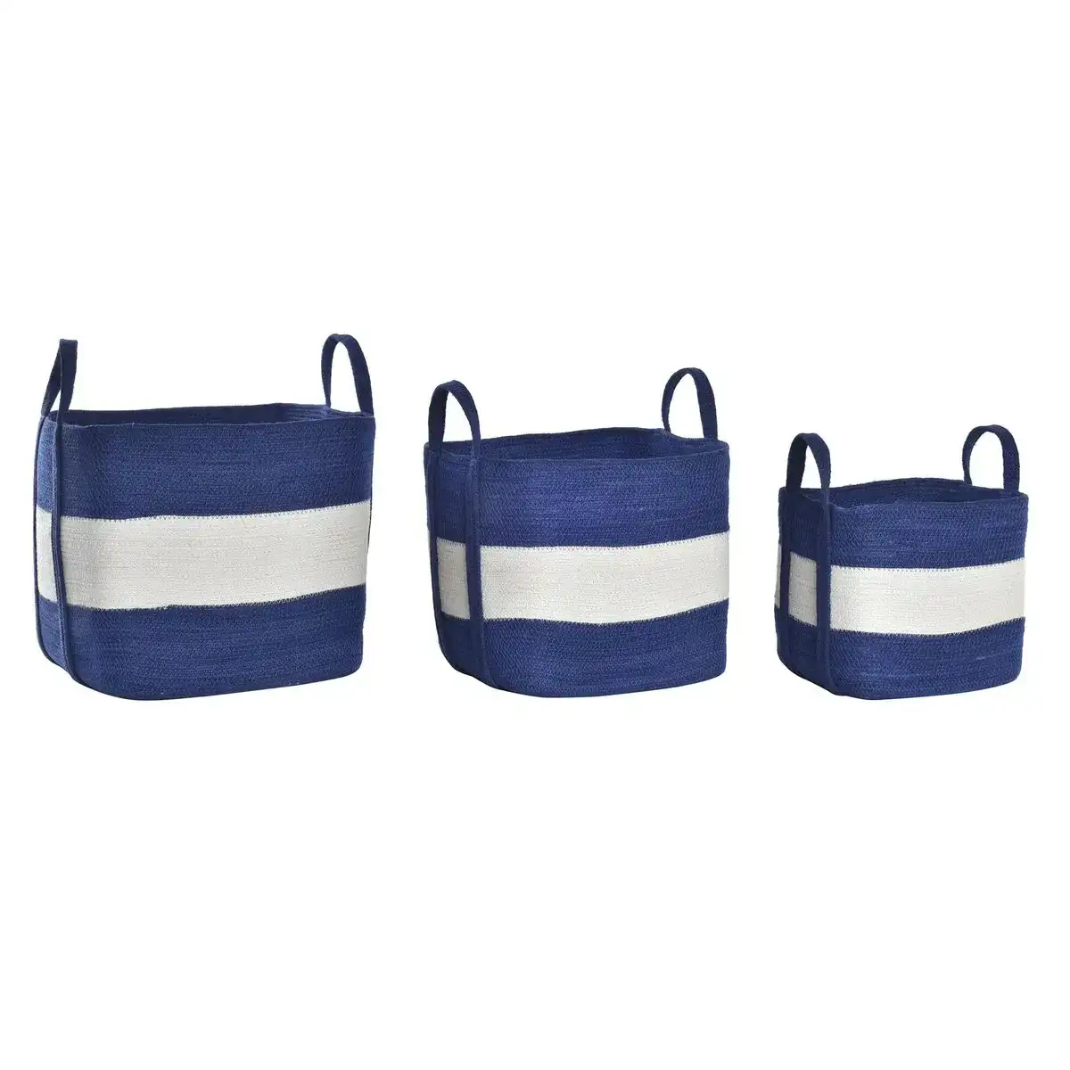 Ensemble de paniers dkd home decor jute 40 x 32 x 40 cm_7442. DIAYTAR COTE D'IVOIRE - Où Chaque Produit a son Histoire. Découvrez notre gamme de produits, chacun portant en lui le récit de l'artisanat et de la passion, pour vous offrir une expérience de shopping authentique.