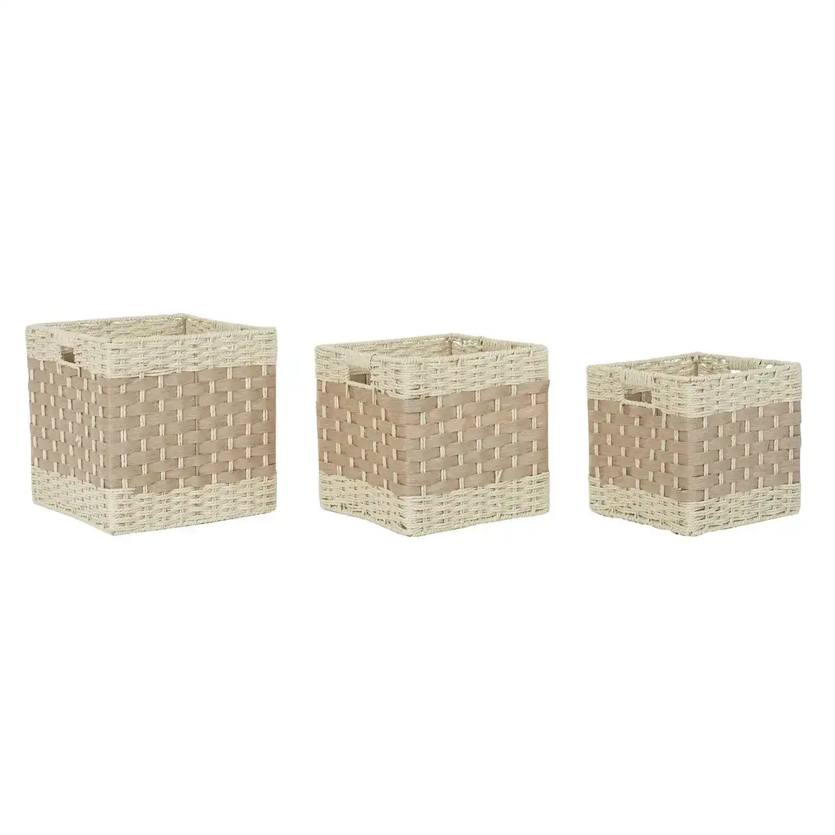 Ensemble de paniers dkd home decor metal fiber cottage 30 x 30 x 30 cm_7291. Entrez dans l'Univers de DIAYTAR COTE D'IVOIRE - Où l'Élégance et la Variété se Rencontrent. Parcourez notre catalogue pour dénicher des articles qui ajoutent une touche d'élégance à votre vie.