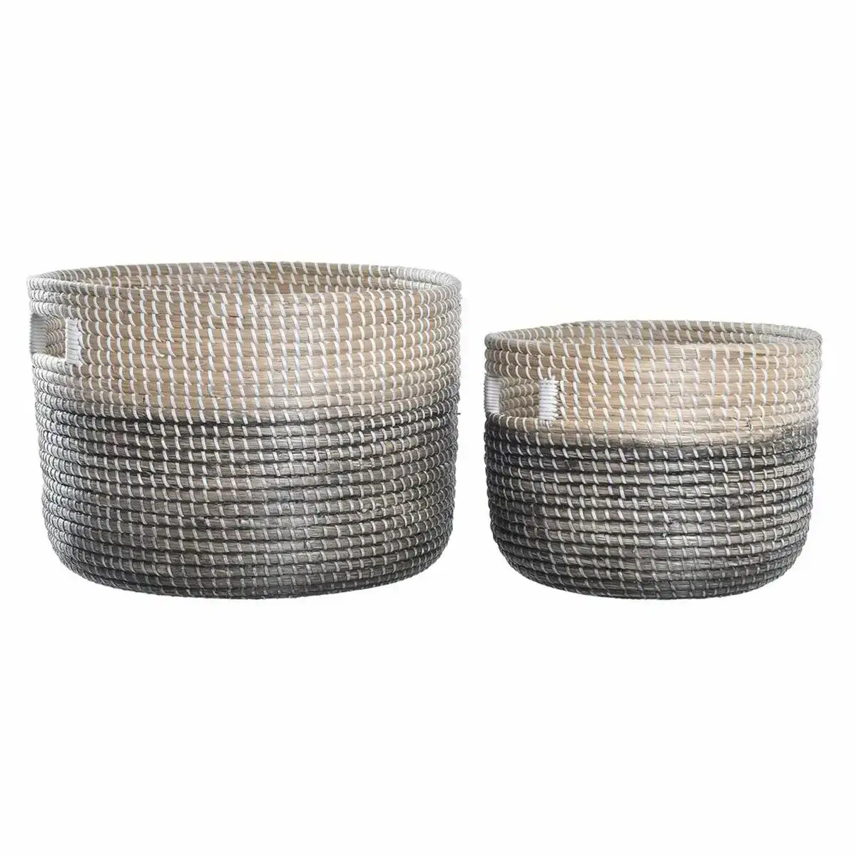 Ensemble de paniers dkd home decor natural grey seagrass 42 x 42 x 30 cm 2 pcs_6781. DIAYTAR COTE D'IVOIRE - Où Choisir Rime avec Qualité. Découvrez notre sélection soigneusement conçue et choisissez des articles qui incarnent l'excellence et l'innovation.