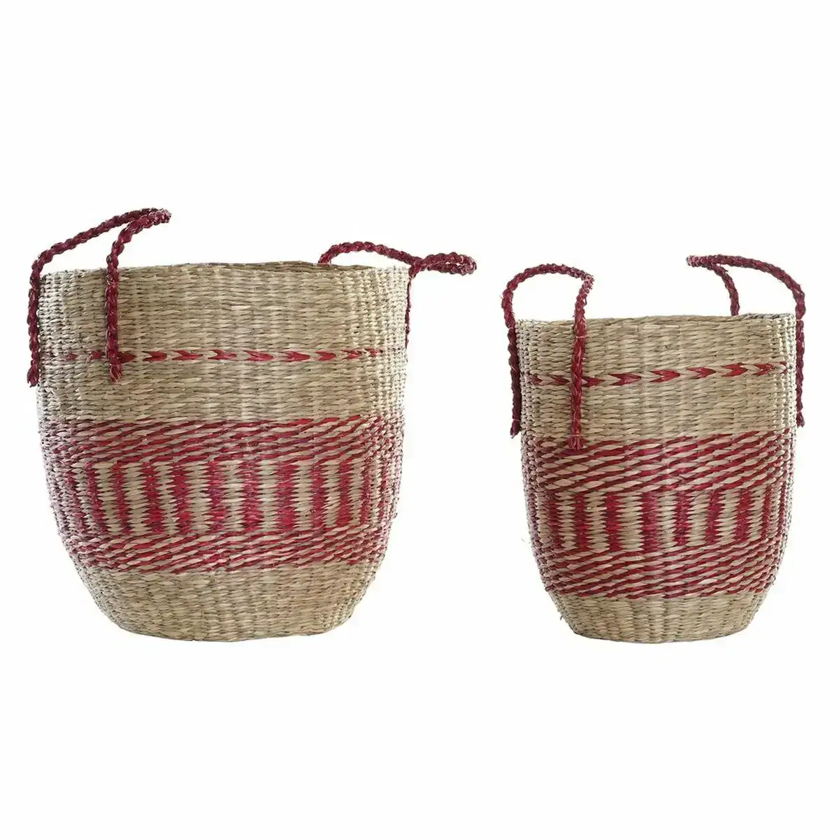 Ensemble de paniers dkd home decor natural red seagrass 2 pcs 34 x 34 x 40 cm_6963. DIAYTAR COTE D'IVOIRE - Un Monde de Possibilités à Portée de Clic. Parcourez notre site web pour découvrir des sélections infinies, de l'épicerie aux bijoux, et vivez une expérience d'achat sans pareil.