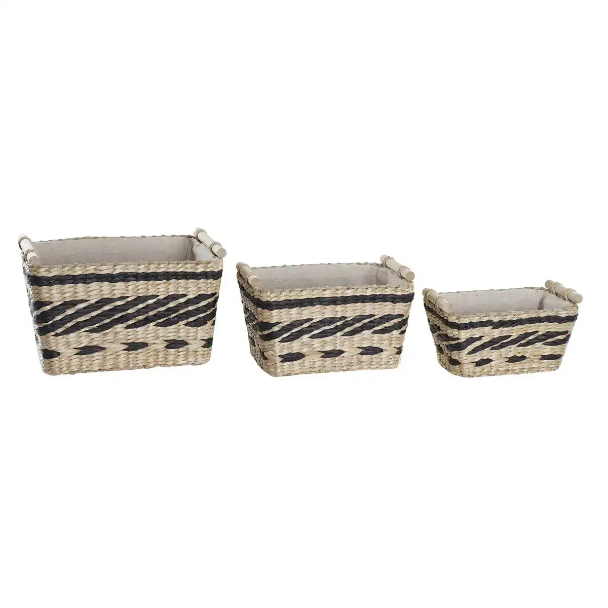 Ensemble de paniers dkd home decor polyester colonial fiber 38 x 26 x 24 cm_3560. Bienvenue sur DIAYTAR COTE D'IVOIRE - Où le Shopping est une Affaire Personnelle. Découvrez notre sélection et choisissez des produits qui reflètent votre unicité et votre individualité.