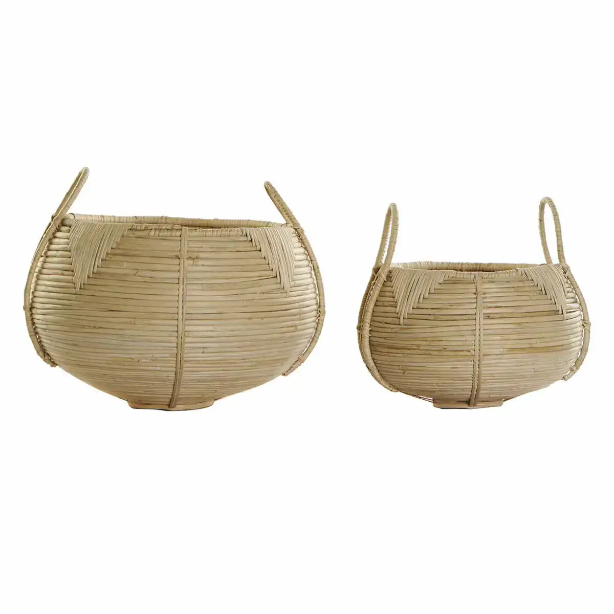 Ensemble de paniers dkd home decor rattan bali 2 pcs 25 x 25 x 22 cm 35 x 35 x 37 cm_1714. DIAYTAR COTE D'IVOIRE - L'Art de Vivre le Shopping Éthique. Parcourez notre gamme et choisissez des produits qui reflètent notre engagement envers des pratiques durables.