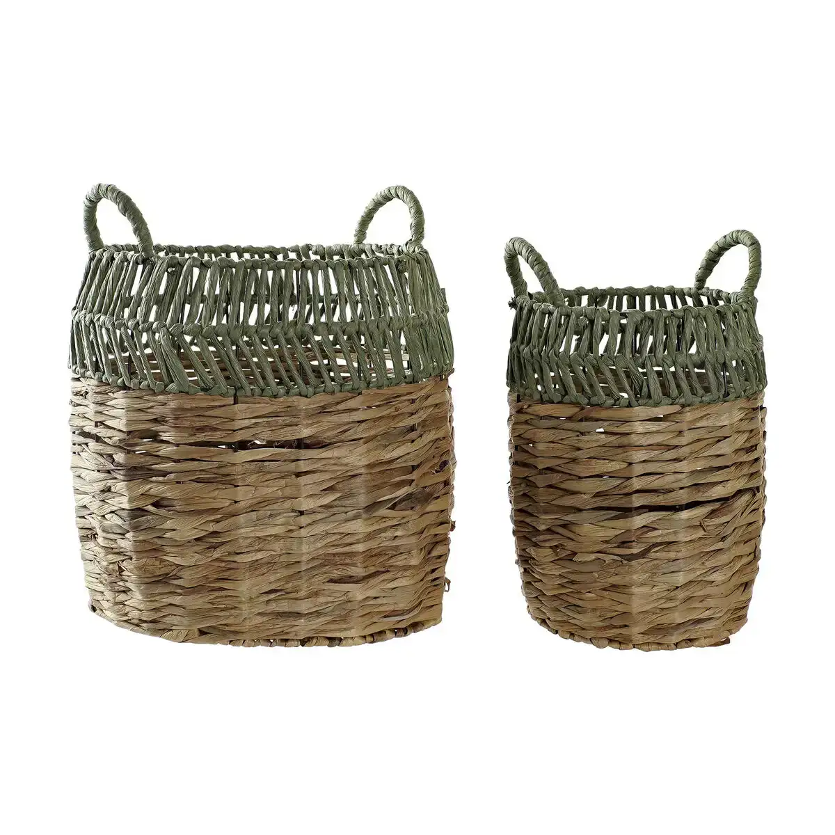 Ensemble de paniers dkd home decor rotin 33 x 33 x 40 cm_5717. DIAYTAR COTE D'IVOIRE - Votre Destination Shopping Éthique. Parcourez notre gamme et choisissez des articles qui respectent l'environnement et les communautés locales.