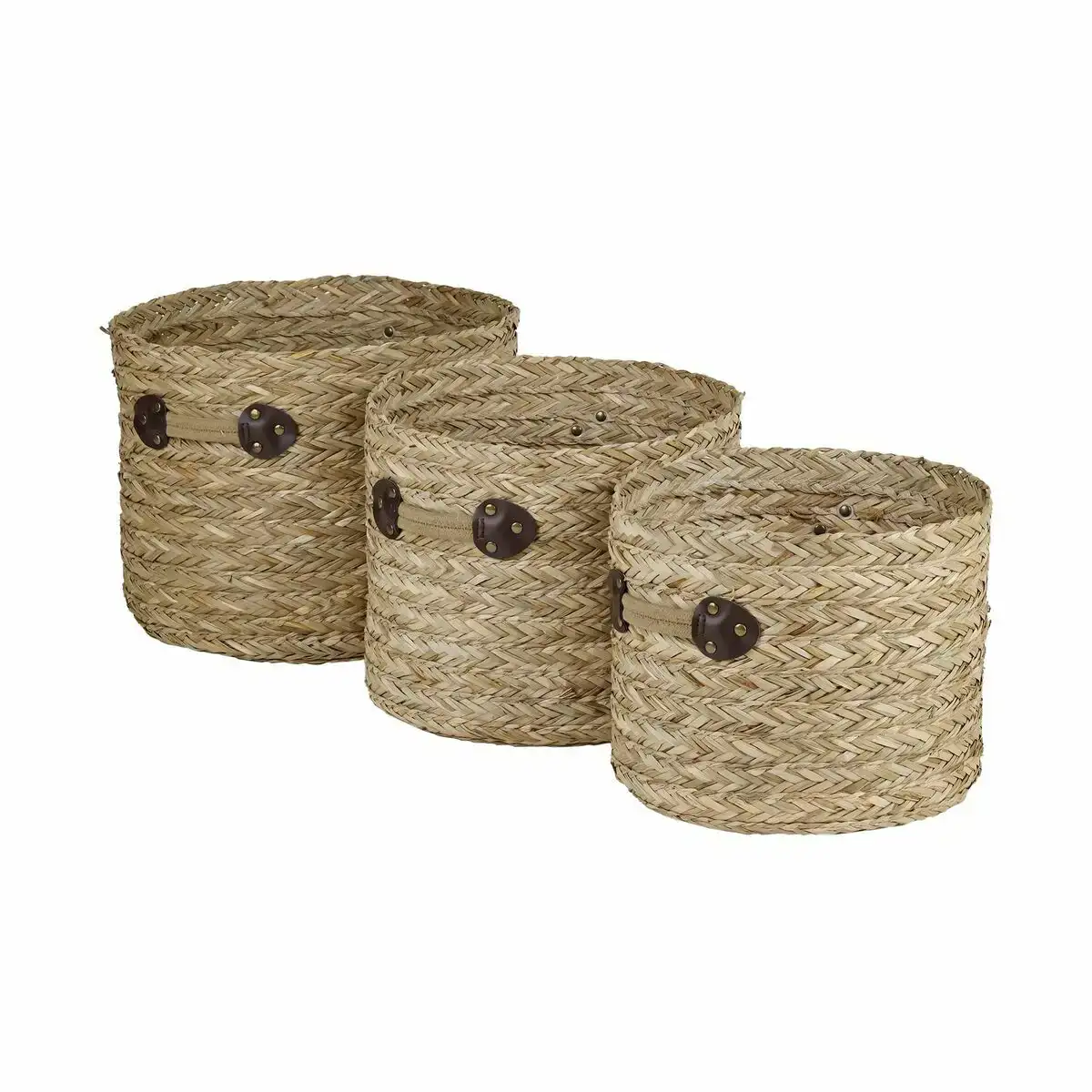 Ensemble de paniers dkd home decor seagrass 35 x 35 x 28 cm_5261. Bienvenue chez DIAYTAR COTE D'IVOIRE - Où le Shopping Devient un Voyage. Explorez notre plateforme pour dénicher des produits uniques, racontant l'histoire et l'âme du Côte d'Ivoire.