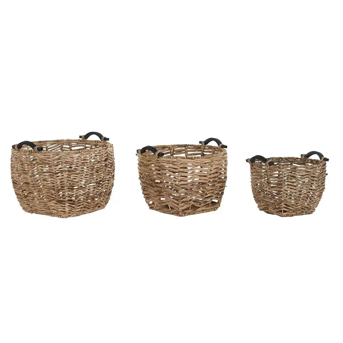 Ensemble de paniers dkd home decor wood colonial fiber 46 x 46 x 40 cm_8286. Bienvenue chez DIAYTAR COTE D'IVOIRE - Où le Shopping Devient un Voyage. Explorez notre plateforme pour dénicher des produits uniques, racontant l'histoire et l'âme du Côte d'Ivoire.