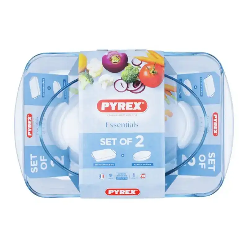 Ensemble de plats a four pyrex essentials verre borosilicate 30 x 21 cm 40 x 27 cm 2 pcs_8533. DIAYTAR COTE D'IVOIRE - Votre Compagnon Shopping, Votre Style Unique. Explorez notre boutique en ligne pour dénicher des trésors qui expriment qui vous êtes, de la mode à la maison.