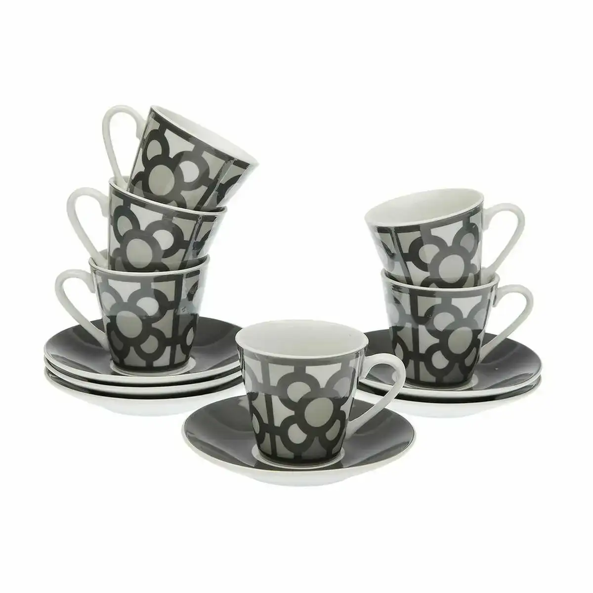 Ensemble de tasses a cafe versa en porcelaine 6 pie ces 5 8 x 6 x 5 8 cm_3907. DIAYTAR COTE D'IVOIRE - Où Choisir Devient une Découverte. Explorez notre boutique en ligne et trouvez des articles qui vous surprennent et vous ravissent à chaque clic.