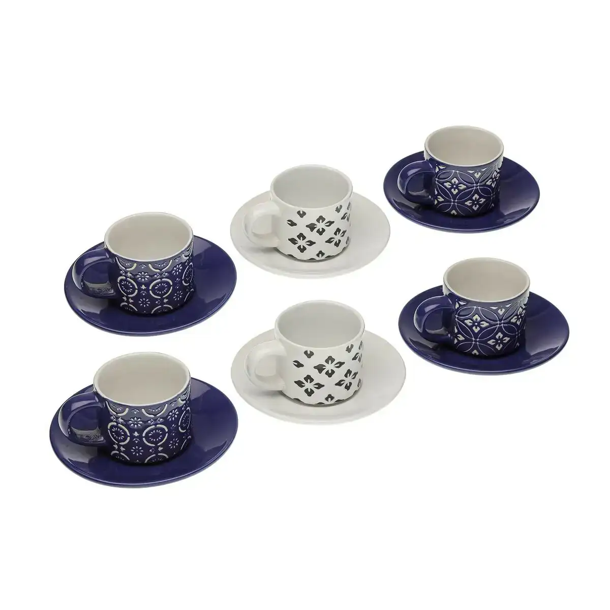 Ensemble de tasses a cafe versa regina en ce ramique 6 pie ces_5179. DIAYTAR COTE D'IVOIRE - Là où Chaque Produit a son Histoire. Découvrez notre gamme de produits, chacun portant en lui le récit de l'artisanat et de la passion, pour vous offrir une expérience de shopping authentique.