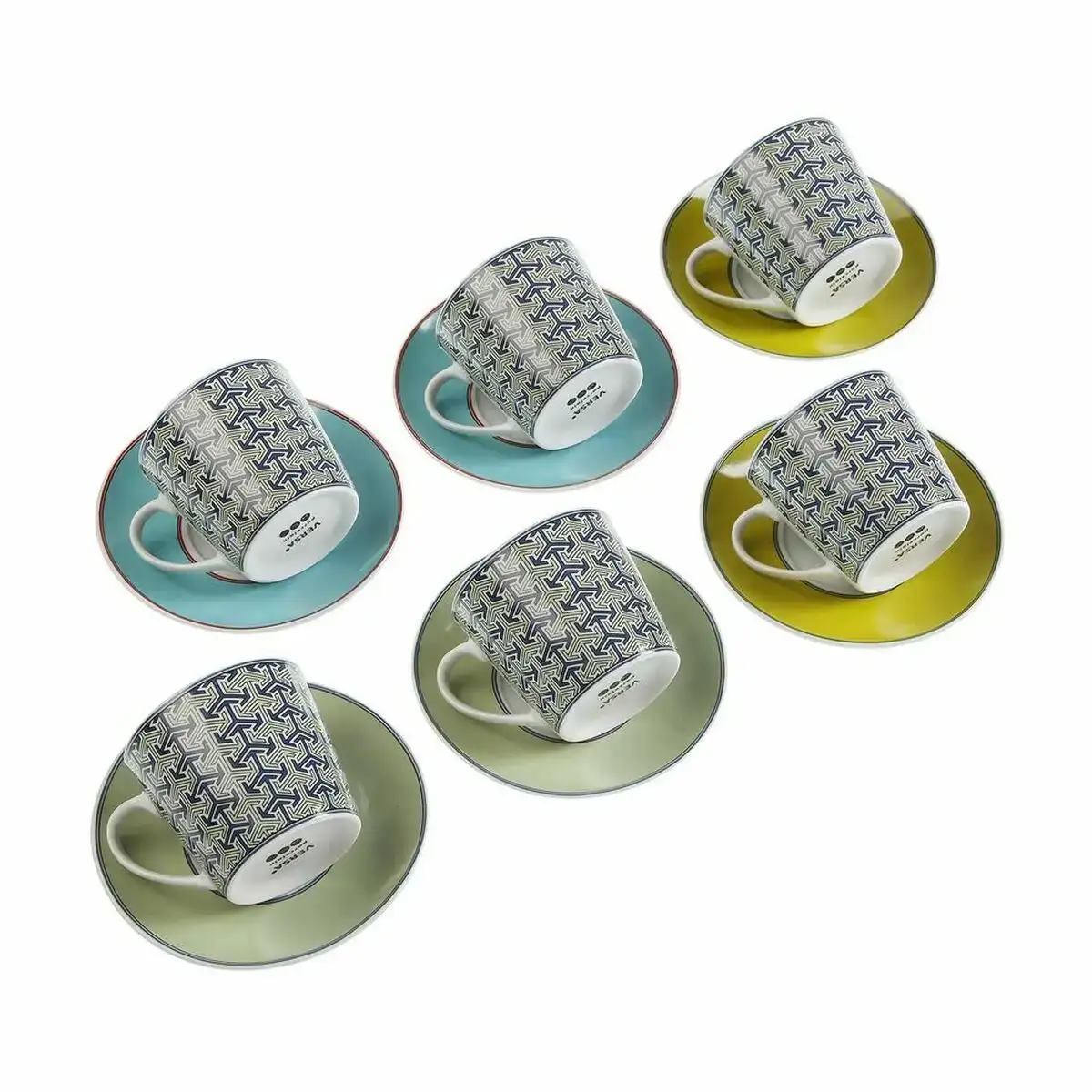Ensemble de tasses avec soucoupes versa leia porcelaine 12 pie ces_5401. DIAYTAR COTE D'IVOIRE - Où la Tradition Renouvelée Rencontre l'Innovation. Explorez notre gamme de produits qui fusionnent l'héritage culturel avec les besoins contemporains.