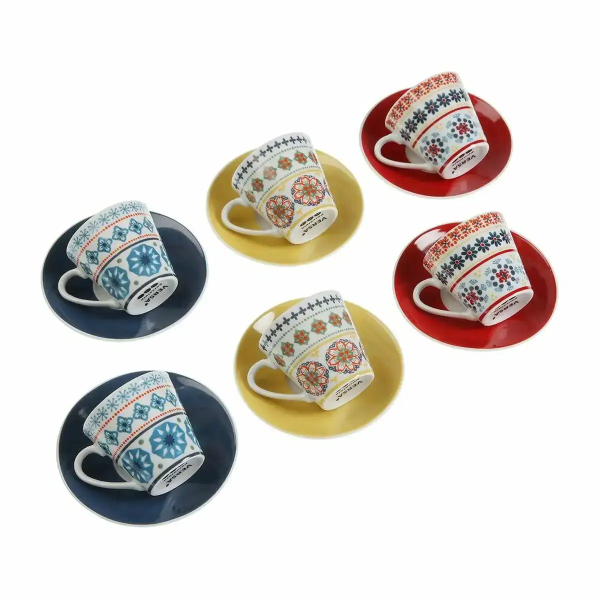 Ensemble de tasses avec soucoupes versa sylvia porcelaine 12 pie ces_3208. DIAYTAR COTE D'IVOIRE - L'Art de Magasiner sans Limites. Naviguez à travers notre collection diversifiée pour trouver des produits qui élargiront vos horizons shopping.