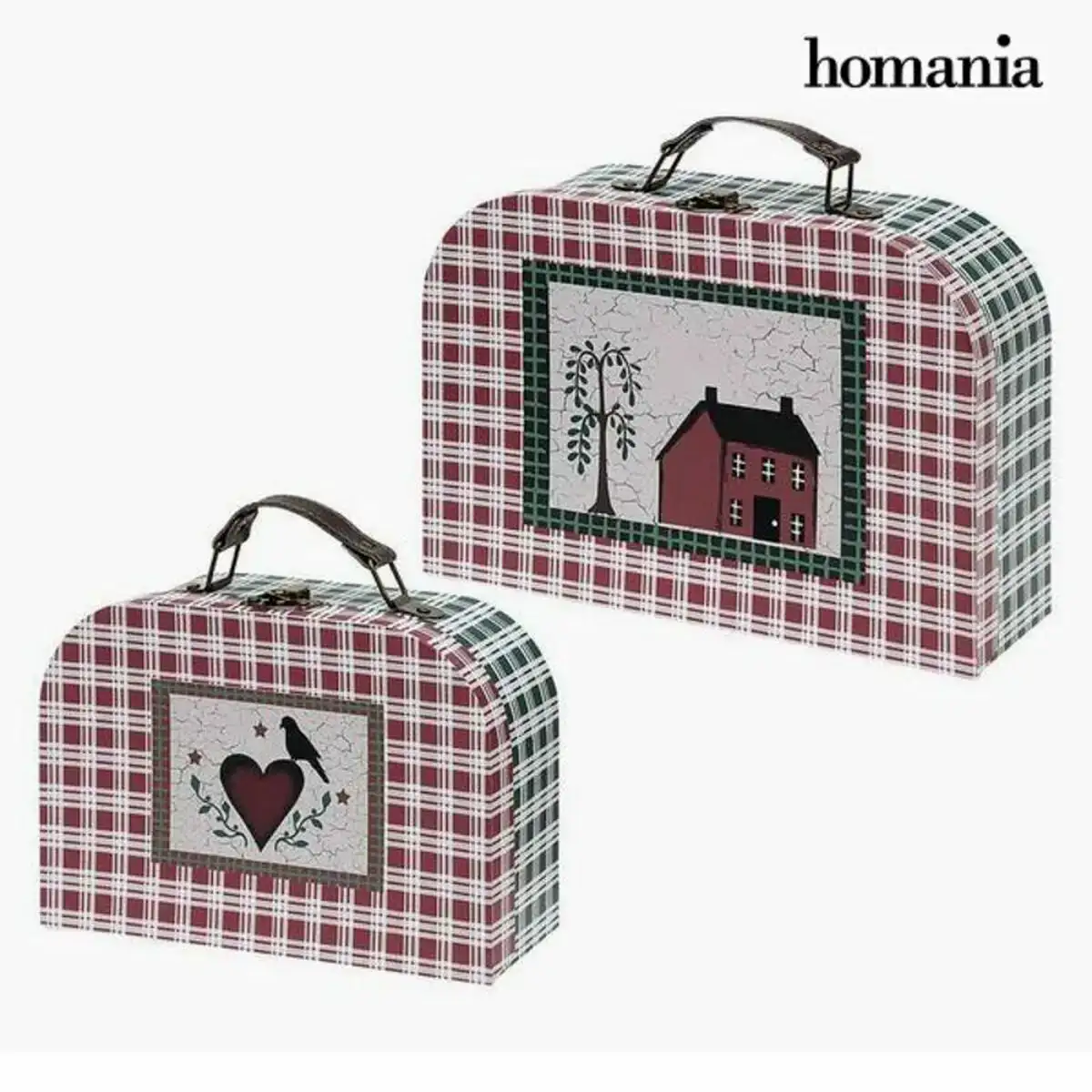 Ensemble de valises homania 2 uds carton_4995. DIAYTAR COTE D'IVOIRE - Votre Escapade Shopping Virtuelle. Explorez notre boutique en ligne et dénichez des trésors qui évoquent la culture et le savoir-faire sénégalais, un clic à la fois.
