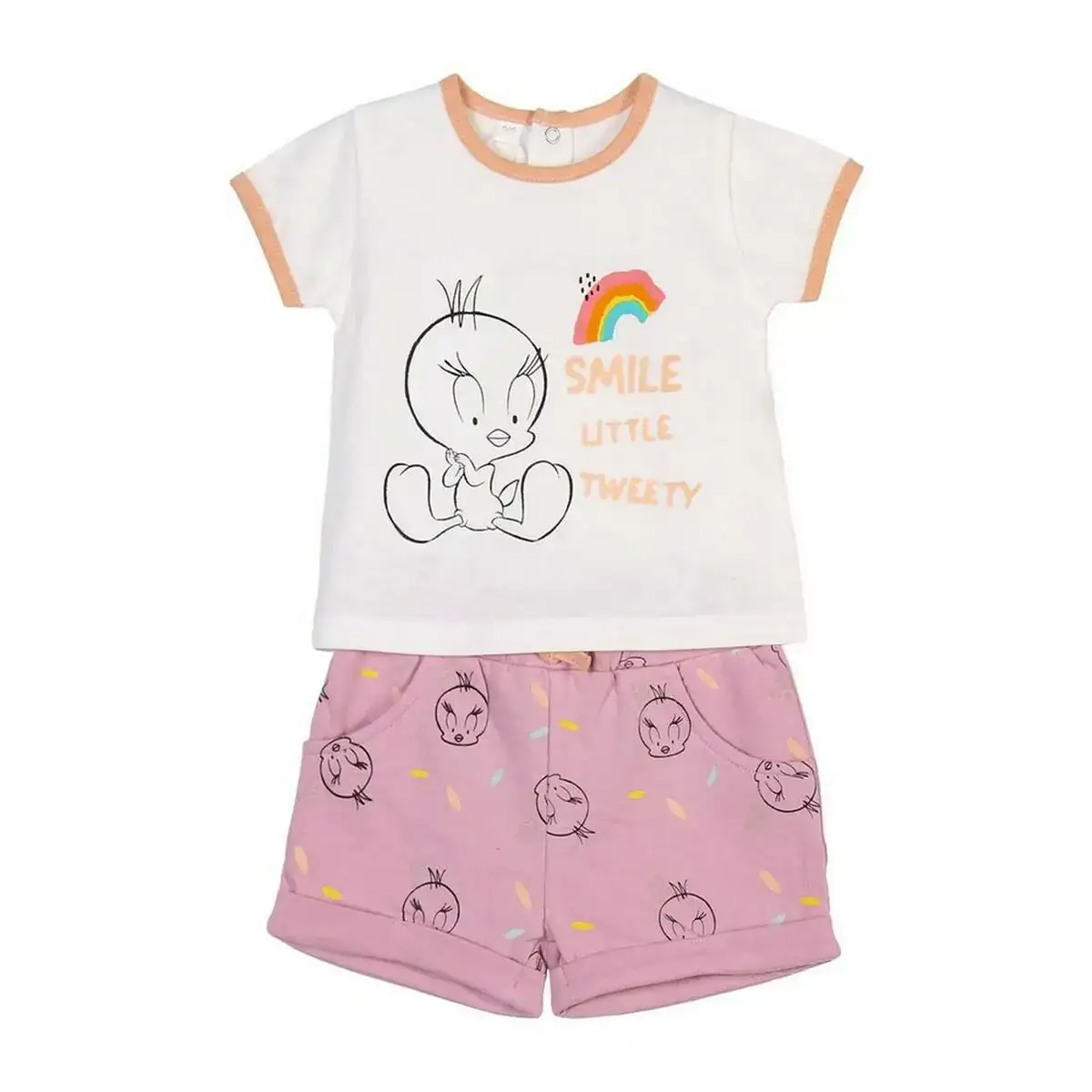 Ensemble de ve tements looney tunes rose_1123. Entrez dans l'Univers de DIAYTAR COTE D'IVOIRE - Votre Destination de Shopping Complète. Découvrez des produits qui reflètent la diversité et la richesse culturelle du Côte d'Ivoire, le tout à portée de clic.