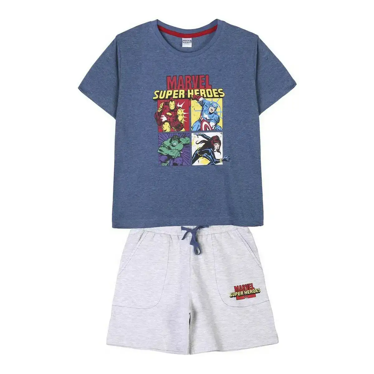 Ensemble de ve tements marvel bleu fonce_5255. DIAYTAR COTE D'IVOIRE - Là où Chaque Produit est une Trouvaille Unique. Découvrez notre boutique en ligne et trouvez des articles qui vous distinguent par leur originalité.