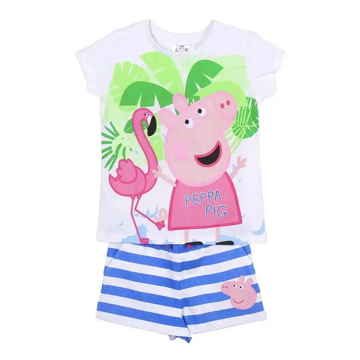 Ensemble de ve tements peppa pig bleu blanc_1106. Bienvenue chez DIAYTAR COTE D'IVOIRE - Où Chaque Objet a son Histoire. Découvrez notre sélection méticuleuse et choisissez des articles qui racontent l'âme du Côte d'Ivoire.