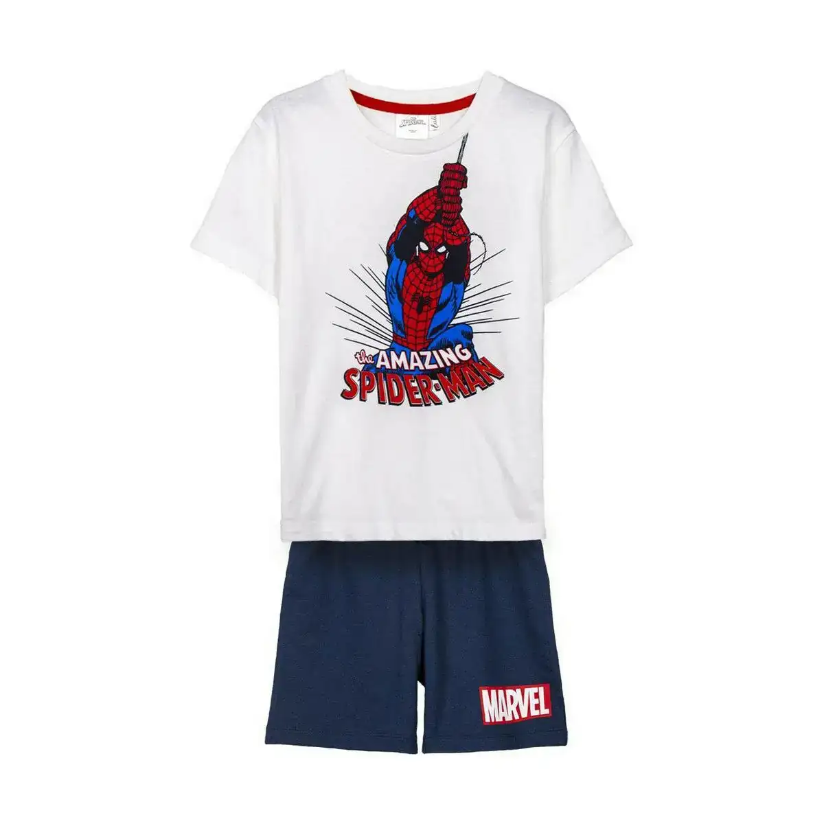 Ensemble de ve tements spiderman enfant blanc_5798. DIAYTAR COTE D'IVOIRE - Là où Chaque Produit est une Trouvaille Unique. Découvrez notre boutique en ligne et trouvez des articles qui vous distinguent par leur originalité.