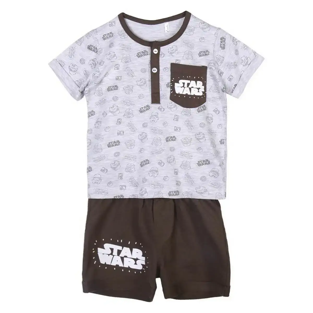 Ensemble de ve tements star wars gris_3787. DIAYTAR COTE D'IVOIRE - L'Art de Magasiner sans Frontières. Parcourez notre vaste sélection d'articles et trouvez tout ce dont vous avez besoin, du chic à l'authentique, du moderne au traditionnel.