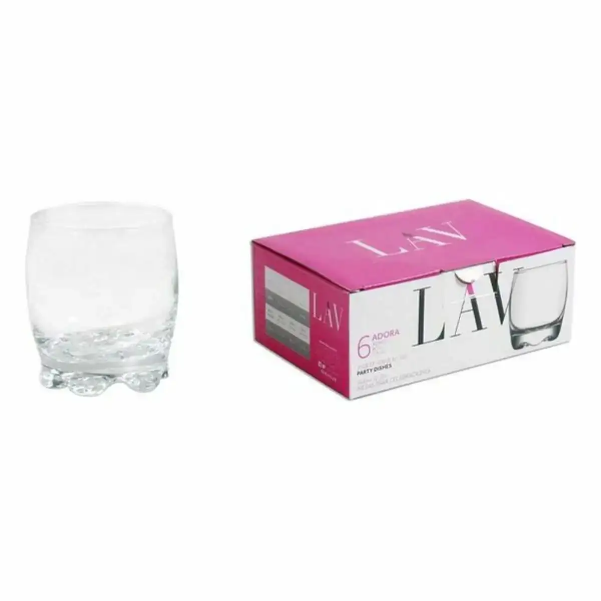 Ensemble de verres a liqueur lav adora 6 uds 80 ml_2176. Bienvenue chez DIAYTAR COTE D'IVOIRE - Où Choisir est une Invitation au Voyage. Explorez notre boutique en ligne et découvrez des produits qui vous transportent dans l'univers du Côte d'Ivoire.