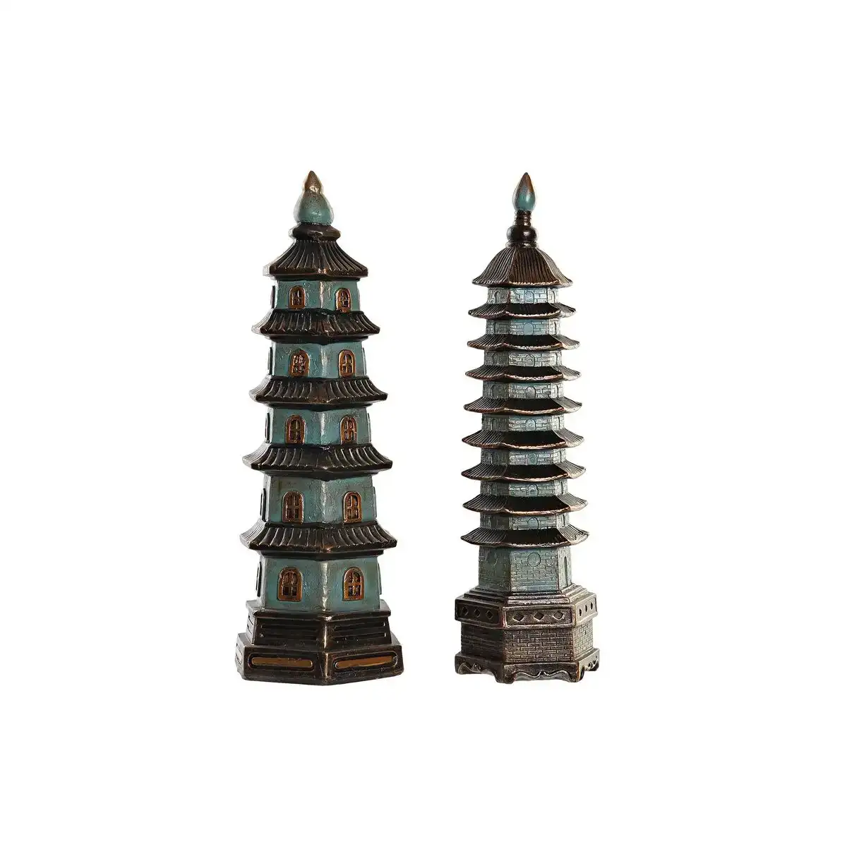 Figurine de corative dkd home decor 15 x 17 x 50 cm turquoise oriental 2 unite s_4616. DIAYTAR COTE D'IVOIRE - Votre Destination Shopping Authentique. Explorez notre boutique en ligne et découvrez des trésors qui reflètent l'âme du Côte d'Ivoire, pour une expérience shopping unique.