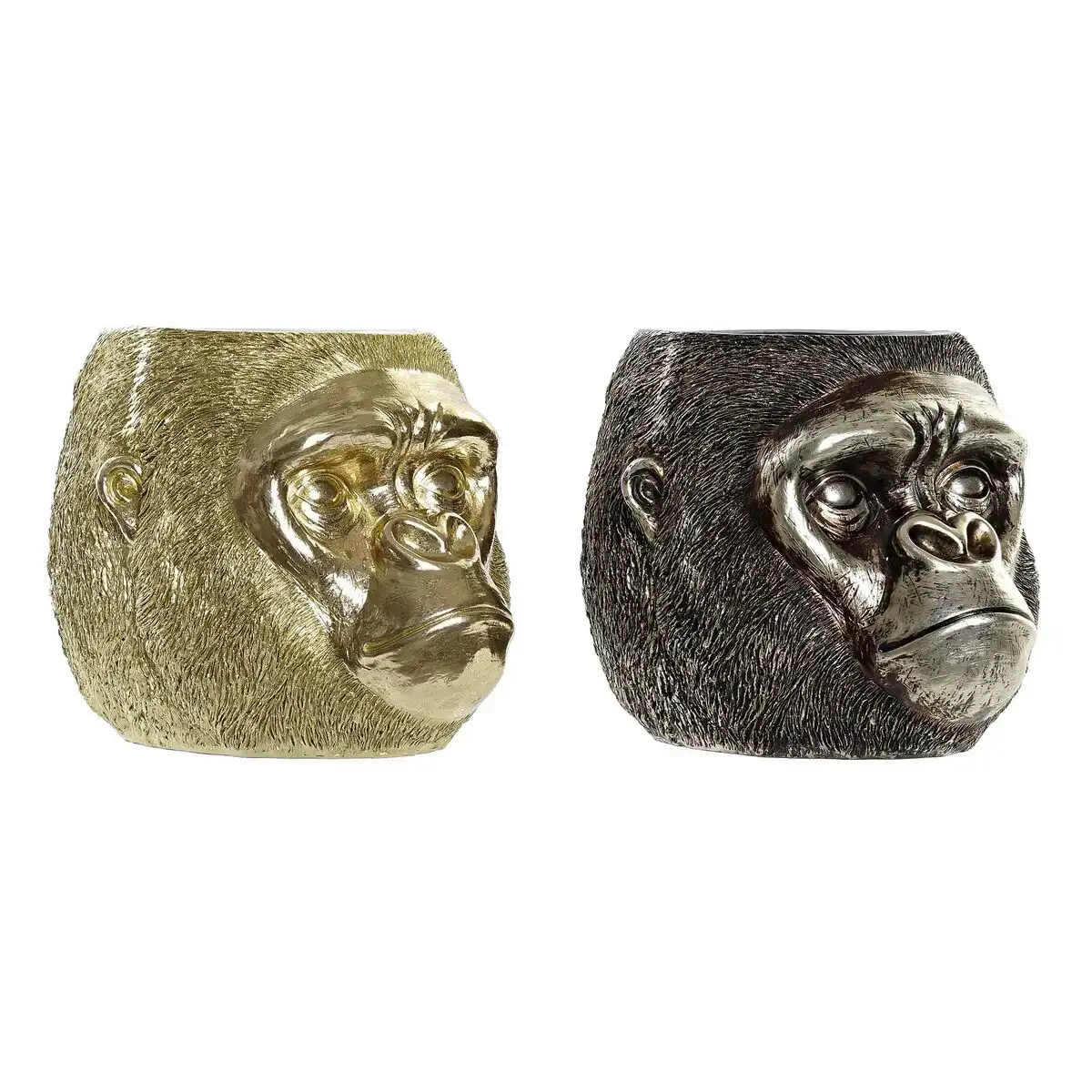 Figurine de corative dkd home decor 20 x 24 5 x 18 5 cm gorille colonial dore argente 2 unite s_4727. DIAYTAR COTE D'IVOIRE - Là où Chaque Achat a du Sens. Explorez notre gamme et choisissez des produits qui racontent une histoire, du traditionnel au contemporain.