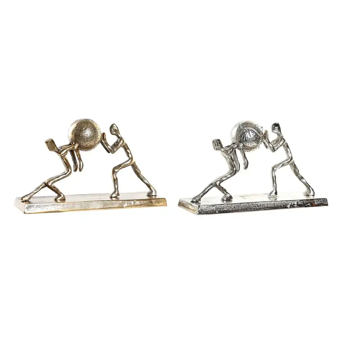 Figurine de corative dkd home decor 33 x 10 x 19 cm champagne argent 2 unite s_5171. DIAYTAR COTE D'IVOIRE - Où Choisir est une Célébration de l'Artisanat Local. Découvrez notre boutique en ligne et choisissez des produits qui incarnent la passion des artisans sénégalais.