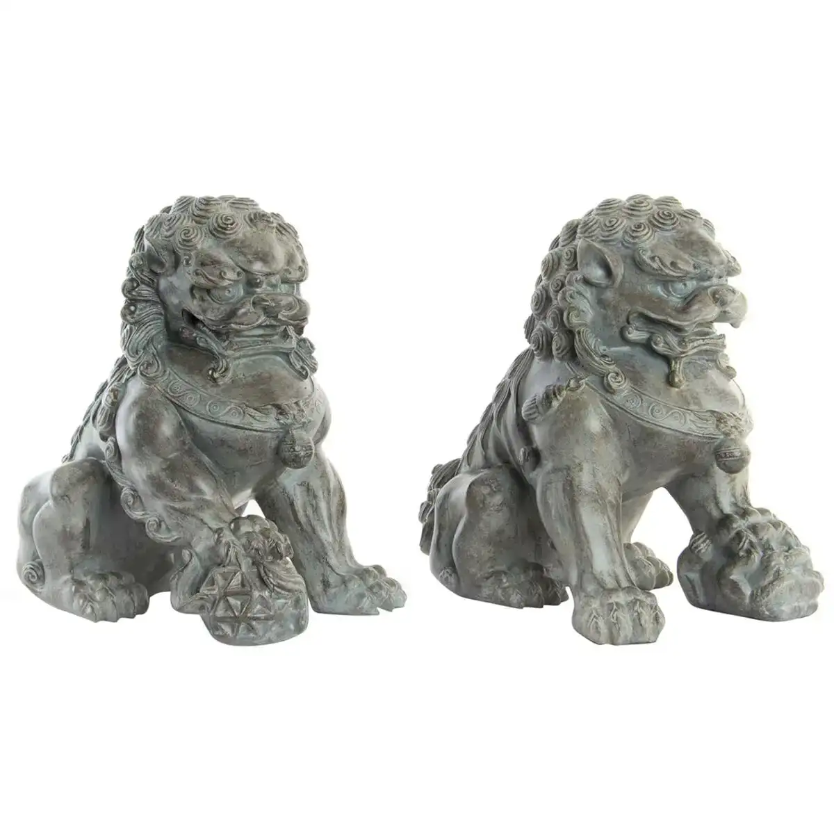 Figurine de corative dkd home decor gris oriental 28 x 18 x 27 cm 2 unite s_6039. DIAYTAR COTE D'IVOIRE - Où Choisir Devient une Découverte. Explorez notre boutique en ligne et trouvez des articles qui vous surprennent et vous ravissent à chaque clic.