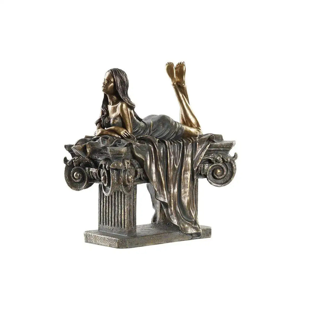 Figurine de corative dkd home decor lady cuivre re sine 30 5 x 15 5 x 28 5 cm_5398. DIAYTAR COTE D'IVOIRE - Où Chaque Produit est une Histoire à Raconter. Découvrez notre sélection de produits qui vous permettent de créer votre propre récit à travers vos achats.