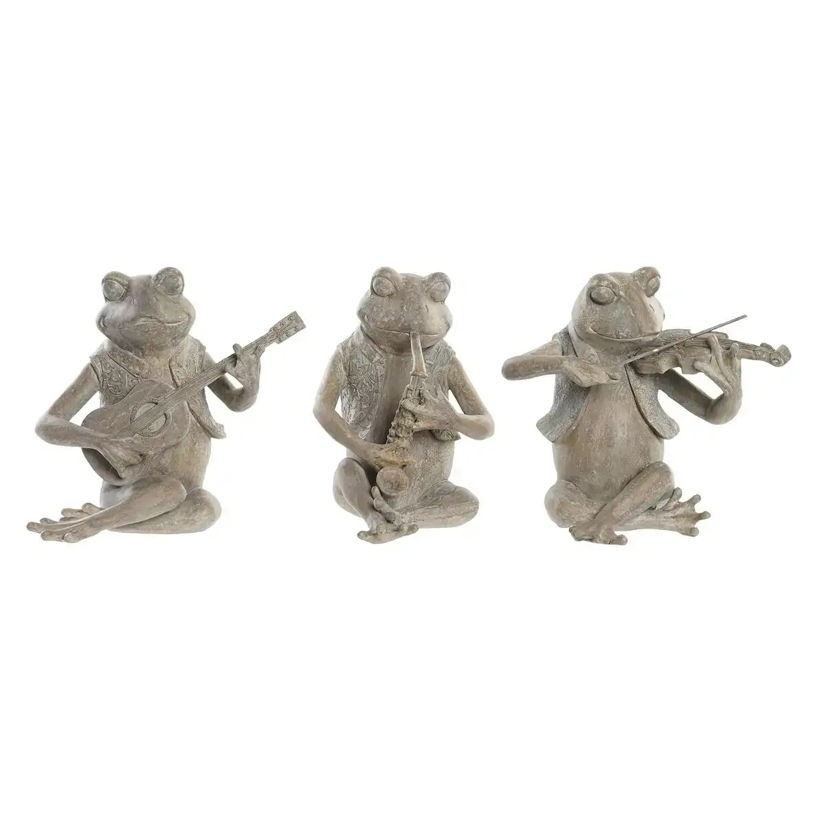 Figurine de corative dkd home decor music 23 x 19 5 x 22 5 cm grenouille marron 3 unite s_9148. Entrez dans l'Univers de DIAYTAR COTE D'IVOIRE - Où Chaque Produit a son Éclat Unique. Explorez notre gamme variée et choisissez des articles qui illuminent votre quotidien.