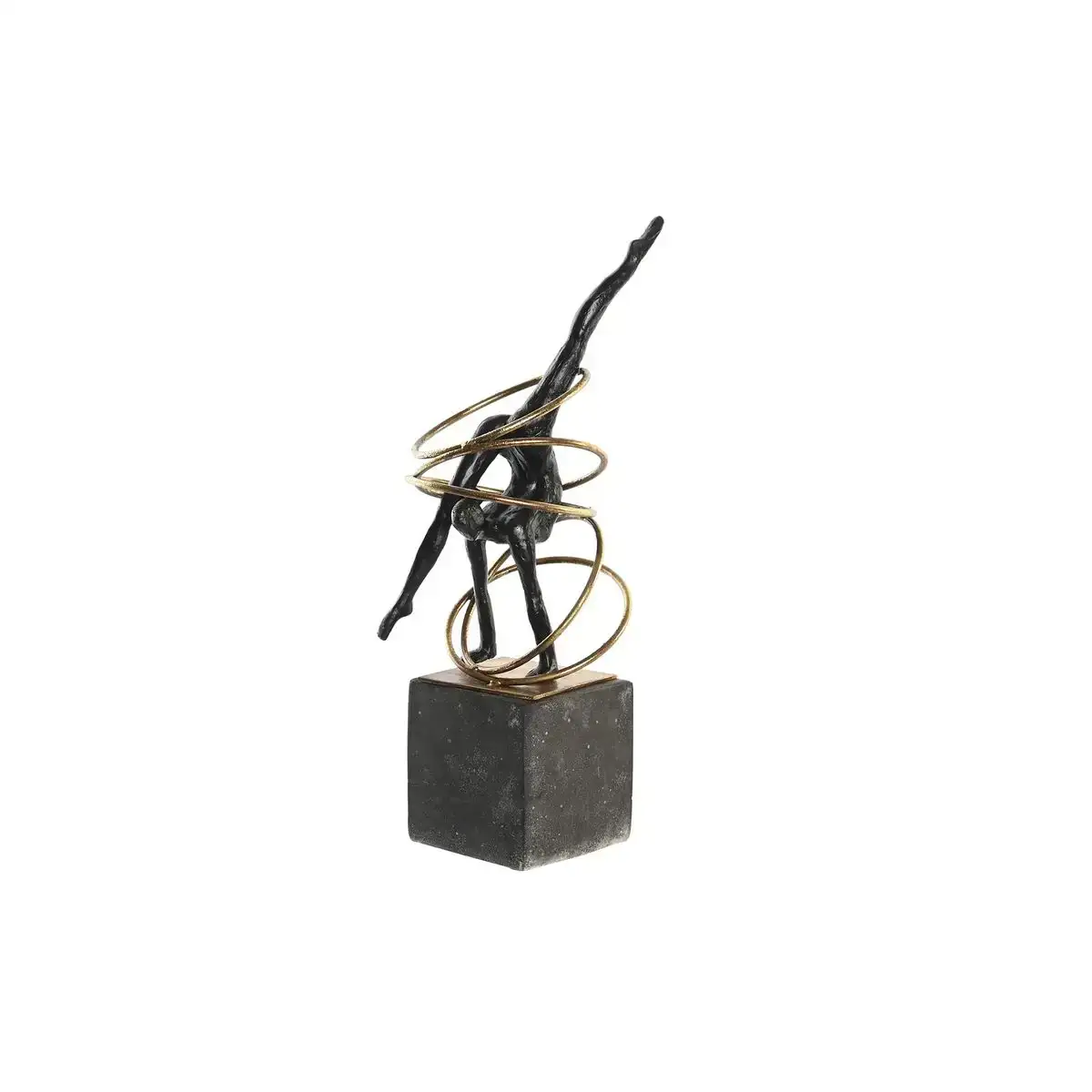 Figurine de corative dkd home decor noir me tal dore re sine moderne 17 x 14 x 42 5 cm_8761. DIAYTAR COTE D'IVOIRE - Où Choisir est une Célébration de l'Artisanat. Explorez notre boutique en ligne et choisissez des articles qui incarnent l'art et le savoir-faire du Côte d'Ivoire.