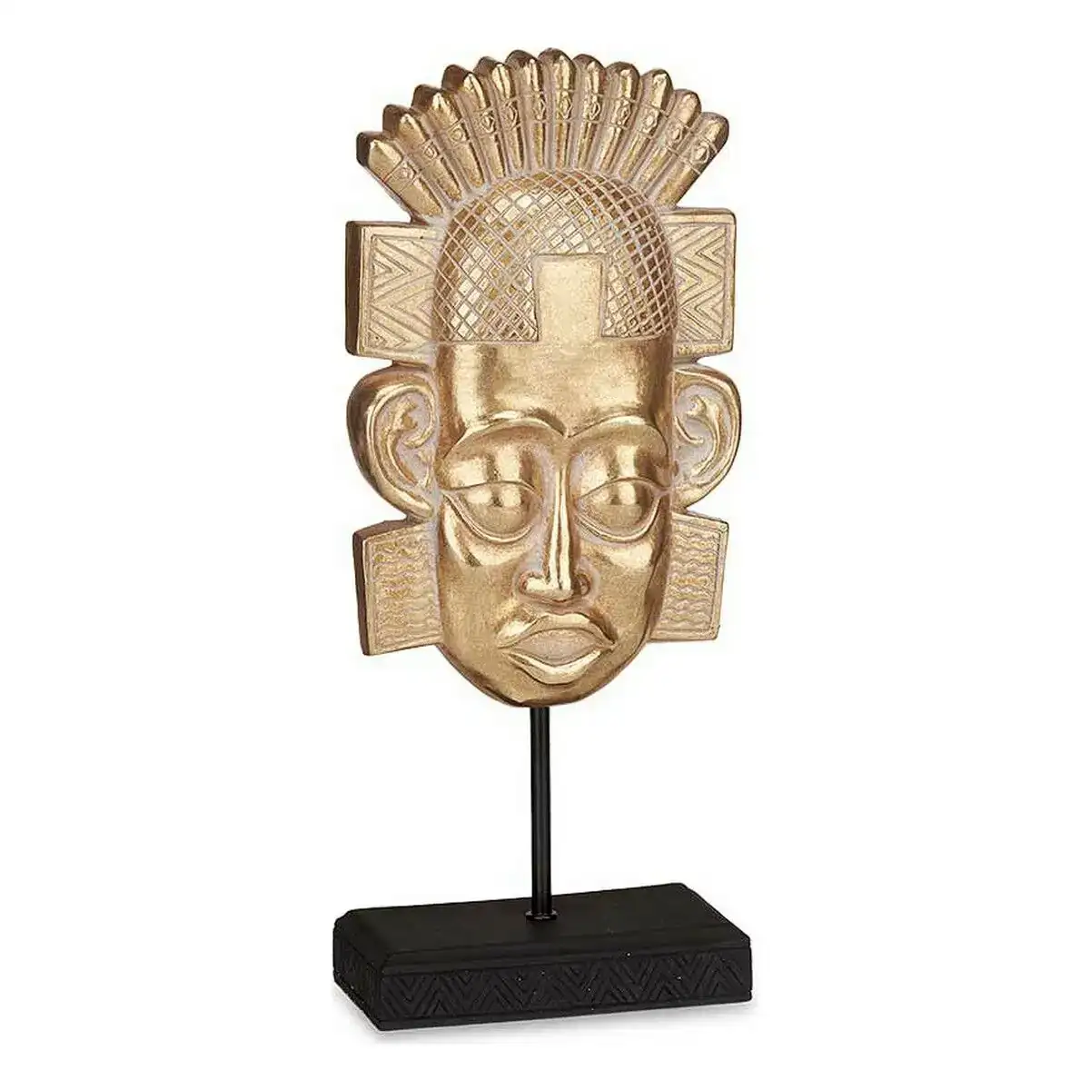 Figurine de corative homme indien dore polyre sine 17 5 x 36 x 10 5 cm_2430. Entrez dans l'Univers de DIAYTAR COTE D'IVOIRE - Où le Choix Rencontre l'Authenticité. Explorez nos rayons virtuels et trouvez des produits qui incarnent la richesse de notre culture.