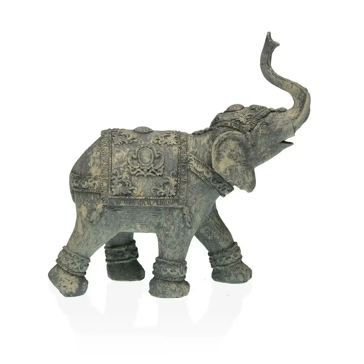 Figurine de corative versa e le phant gris 19 x 18 x 7 cm re sine_4423. DIAYTAR COTE D'IVOIRE - L'Art du Shopping Facilité. Naviguez sur notre plateforme en ligne pour découvrir une expérience d'achat fluide et agréable, avec une gamme de produits adaptés à tous.