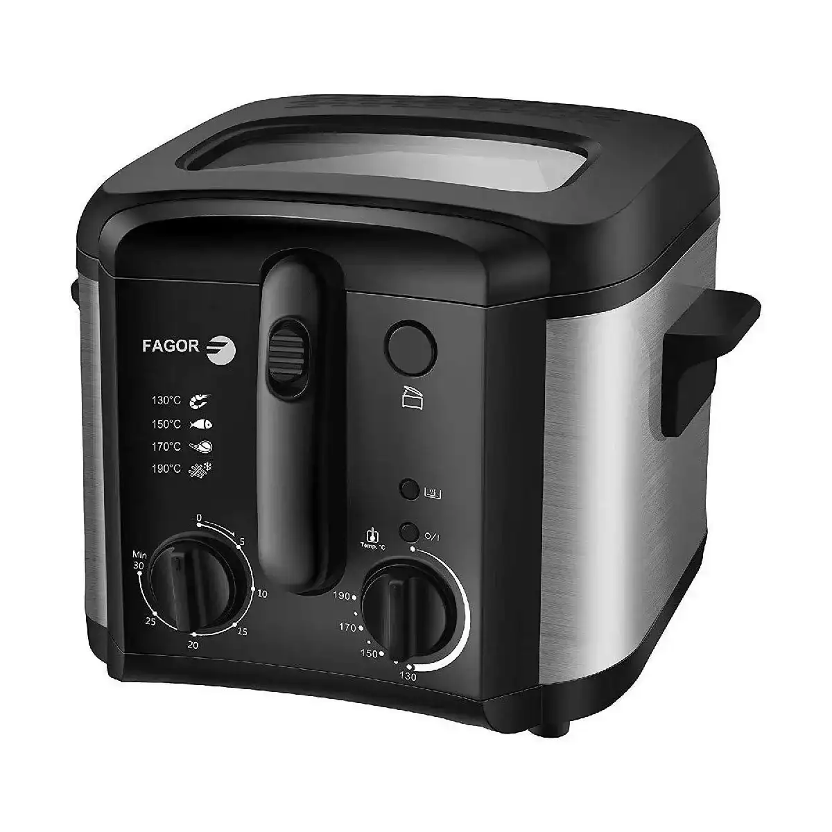 Friteuse fagor fgec200 noir gris 1600 w_9476. Bienvenue chez DIAYTAR COTE D'IVOIRE - Où le Shopping Rime avec Diversité. Plongez dans notre univers de produits et découvrez des trésors qui représentent la richesse culturelle du Côte d'Ivoire.