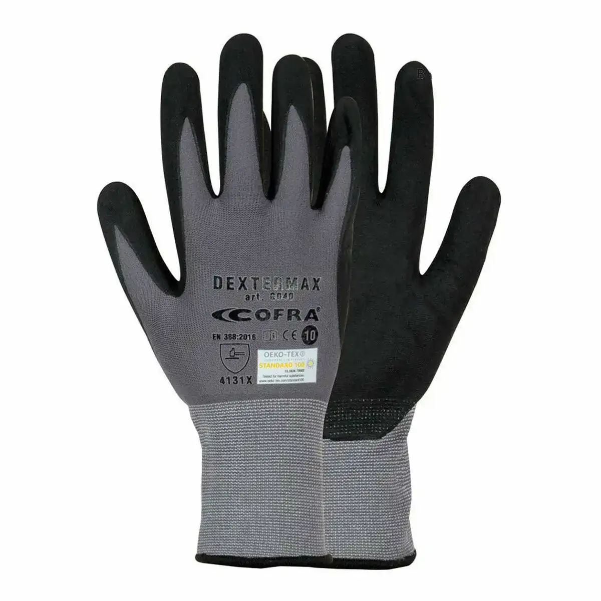 Gants de travail cofra dextermax gris nylon nitrile_7322. DIAYTAR COTE D'IVOIRE - Votre Passage vers le Raffinement. Plongez dans notre univers de produits exquis et choisissez des articles qui ajoutent une touche de sophistication à votre vie.