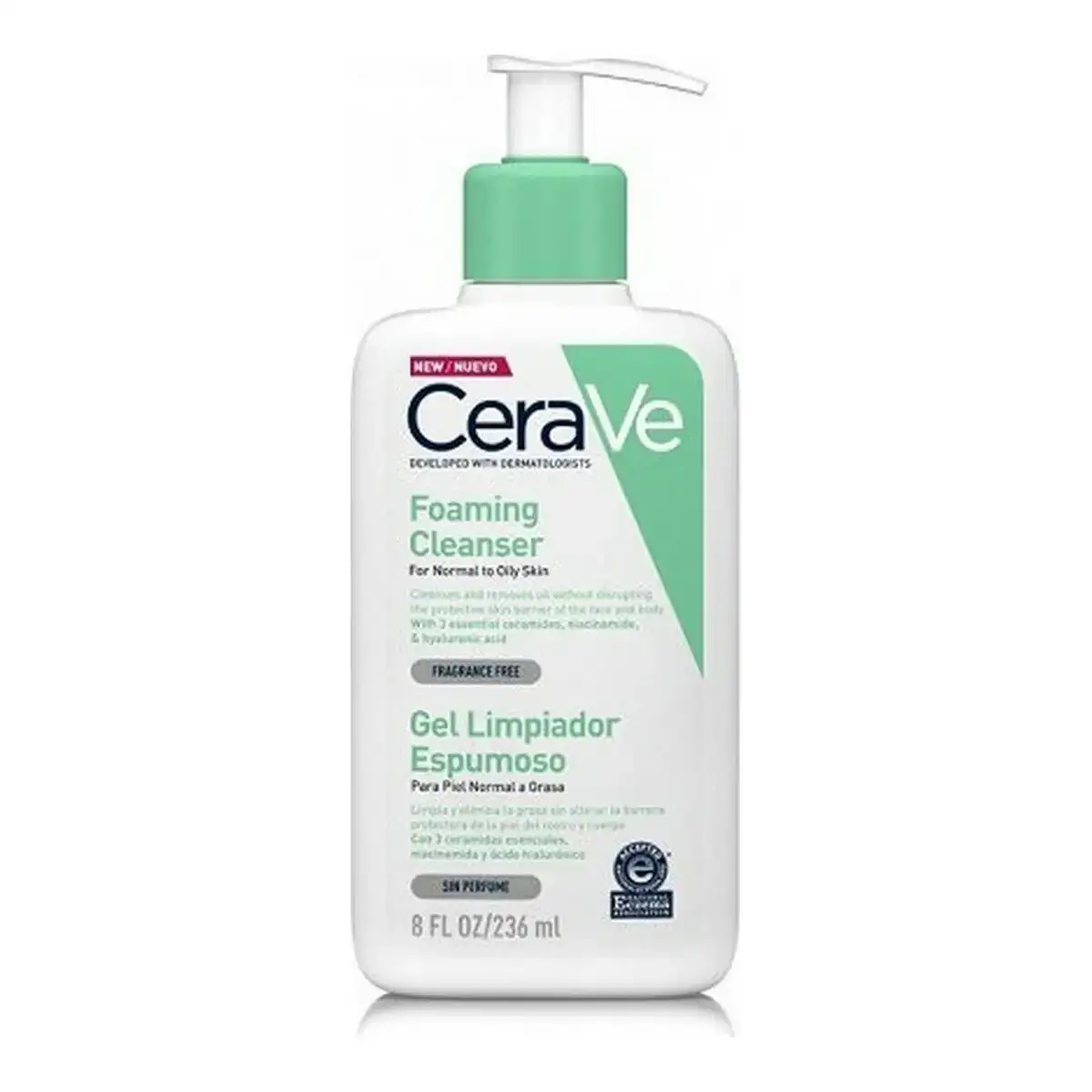 Gel nettoyant moussant cerave 236 ml_3072. DIAYTAR COTE D'IVOIRE - Où Chaque Achat Raconte une Histoire. Explorez notre boutique en ligne et créez votre propre narration à travers notre diversité de produits, chacun portant une signification unique.